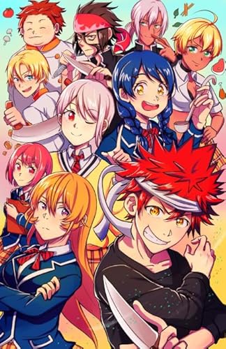 PDSYUCHEN Colour Fun Puzzle -1000 Stück Puzzles - Food Wars！Japanese Animes Poster - Personalisiertes Spielzeug Für Erwachsene Für Kinder - Jw218Th von PDSYUCHEN