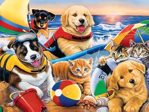 PDSYUCHEN Difficult Puzzle - 1000 Stück - Colorful - Dogs Playing In The Garden Oil Painting - Personalisiertes Spielzeug Für Erwachsene Für Kinder Gifts - Jw28Th PDSYUCHEN Difficult Puzzle - 1000 Stück - Colorful - Dogs Playing In The Garden Oil Painting - Personalisiertes Spielzeug Für Erwachsene Für Kinder Gifts - Jw28Th von PDSYUCHEN