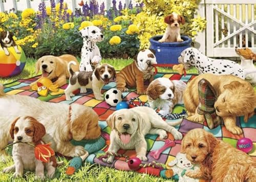 PDSYUCHEN Difficult Puzzle - 1000 Stück - Colorful - Dogs Playing In The Garden Oil Painting - Personalisiertes Spielzeug Für Erwachsene Für Kinder Gifts - Jw32Th PDSYUCHEN Difficult Puzzle - 1000 Stück - Colorful - Dogs Playing In The Garden Oil Painting - Personalisiertes Spielzeug Für Erwachsene Für Kinder Gifts - Jw32Th von PDSYUCHEN