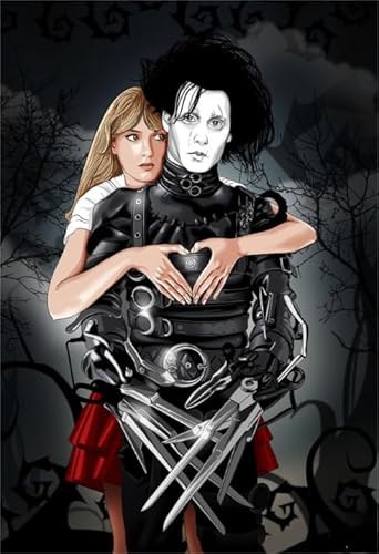 PDSYUCHEN Puzzle 1000 Stück - Difficult Puzzle - Scissorhands Classic Movie Pictures - Personalisiertes Challenge-Spielzeug Für Erwachsene - Wand Kunst Dekoration - Jw191Th von PDSYUCHEN