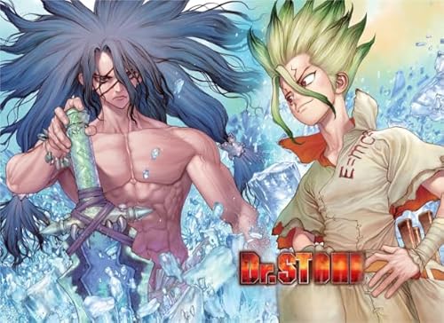PDSYUCHEN Puzzle 1000 Teile ，Bunt Puzzle ，Bilder ，Gifts ，Classic Japanese Animes Dr.Stone Poster - Lernspielzeug Für Kinder - Tz88Kj von PDSYUCHEN