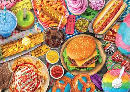 PDSYUCHEN Puzzle 1000 Teile ，Bunt Puzzle ，Poster,Deliciouss Food Bilder ，Elderly Gedächtnis- Und Kognitions Spiels ，Educational Toys - Tz150Kj von PDSYUCHEN