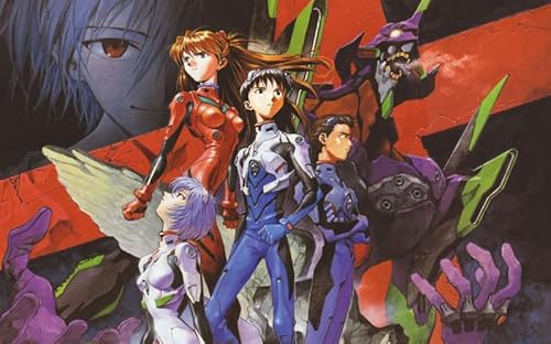 PDSYUCHEN Puzzle 1000 Teile - Bilder - Gifts - Bunt Puzzle - Classic Japanese Animes Evangelions Poster - Stressabbau-Spiel Für Erwachsene – Bild - Tz500Kj von PDSYUCHEN