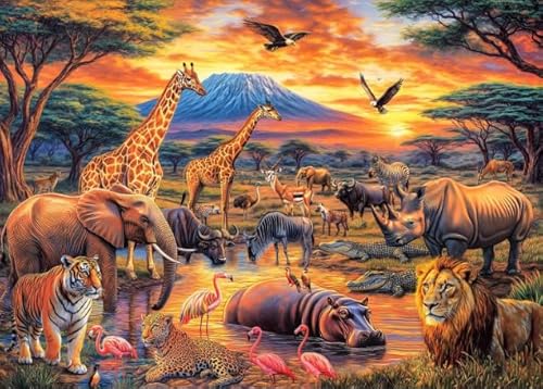 PDSYUCHEN Puzzle 1000 Teile - Poster - Difficult Puzzle - Gifts - Animals Bilder - Spielzeug Für Erwachsene - Gedächtnis- Und Kognitions Spiel - Tz167Kj PDSYUCHEN Puzzle 1000 Teile - Poster - Difficult Puzzle - Gifts - Animals Bilder - Spielzeug Für Erwachsene - Gedächtnis- Und Kognitions Spiel - Tz167Kj von PDSYUCHEN