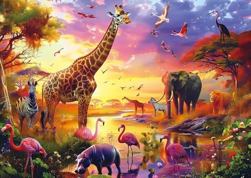 PDSYUCHEN Puzzle 1000 Teile - Poster - Difficult Puzzle - Gifts - Animals Bilder - Spielzeug Für Erwachsene - Gedächtnis- Und Kognitions Spiel - Tz170Kj PDSYUCHEN Puzzle 1000 Teile - Poster - Difficult Puzzle - Gifts - Animals Bilder - Spielzeug Für Erwachsene - Gedächtnis- Und Kognitions Spiel - Tz170Kj von PDSYUCHEN