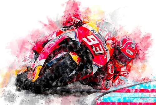 PDSYUCHEN Puzzle 1000 Teile - Poster - Difficult Puzzles - Gifts - Motoss Racings - Stressabbau-Spiel Für Erwachsene – Bild - Home Decoration - Tz293Kj von PDSYUCHEN