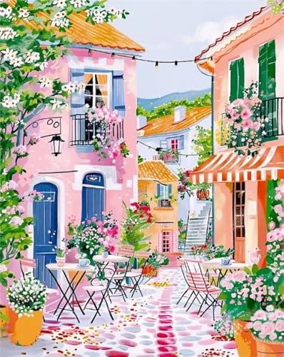 PDSYUCHEN Puzzle 1000 Teile - Poster - Gifts - Bunt Streets Abstract Painting - Personalisiertes Spielzeug Für Erwachsene Für Kinder - Home Decoration - Tz339Kj von PDSYUCHEN