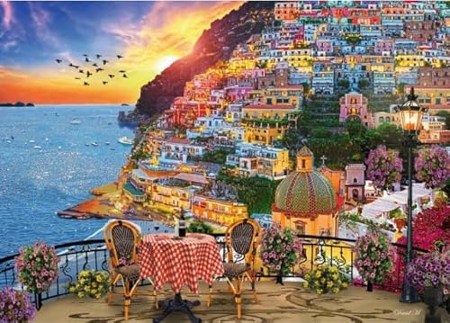 PDSYUCHEN Puzzle 1000 Teile - Poster - Irregular Puzzle - Difficult - Seaside Towns Art Bilder - Spiel Für Erwachsene - Lernspielzeug Für Kinder - Tz541Kj PDSYUCHEN Puzzle 1000 Teile - Poster - Irregular Puzzle - Difficult - Seaside Towns Art Bilder - Spiel Für Erwachsene - Lernspielzeug Für Kinder - Tz541Kj von PDSYUCHEN