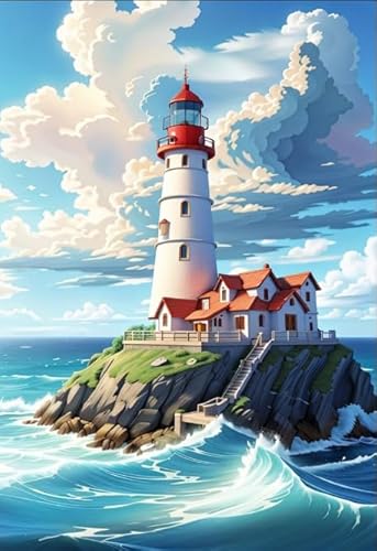 PDSYUCHEN Seaside Lighthouses Abstract Painting ,Difficult Puzzle 1000 Stück ,Wand Kunst Dekoration,Puzzle-Spiele Zur Stressreduzierung Für Die Ganze Familie Gifts - Jw58Th PDSYUCHEN Seaside Lighthouses Abstract Painting ,Difficult Puzzle 1000 Stück ,Wand Kunst Dekoration,Puzzle-Spiele Zur Stressreduzierung Für Die Ganze Familie Gifts - Jw58Th von PDSYUCHEN