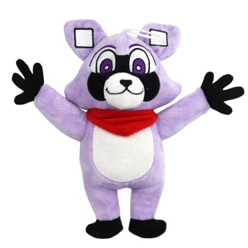 PEAJPBS Waschbär Plüschspielzeug für Kinder, Waschbär Simuliertes Tierkissen, Weicher Spielkamerad für Kinder, Schlafkissen im Schlafzimmer, 25cm von PEAJPBS