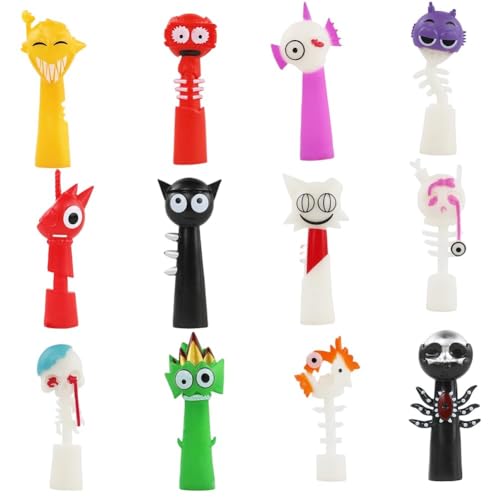 Sprunki Spielzeugfiguren Set,Sprunki Action Figures,Bunte Action Figures Mini Toy Ornaments Cartoon Game Doll Ornaments for Kid Birthday Spieler Sammlung Fan Geburtstag Geschenk Optionen 12Stück Sprunki Spielzeugfiguren Set,Sprunki Action Figures,Bunte Action Figures Mini Toy Ornaments Cartoon Game Doll Ornaments for Kid Birthday Spieler Sammlung Fan Geburtstag Geschenk Optionen 12Stück von PEAJPBS