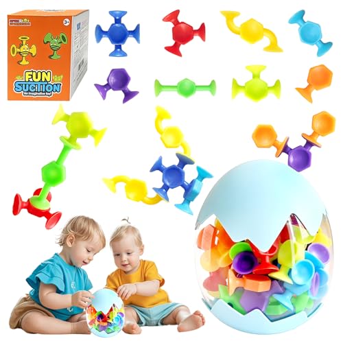 48 Stück Silikon Sauger Spielzeug, Silikon Bausteine Spielzeug, Saugnapf Spielzeug Kinder Jungen Und Mädchen, Tragbare Lustig Saugspielzeug Badewannenspielzeug 3 4 5 6 7 8 Jahre 48 Stück Silikon Sauger Spielzeug, Silikon Bausteine Spielzeug, Saugnapf Spielzeug Kinder Jungen Und Mädchen, Tragbare Lustig Saugspielzeug Badewannenspielzeug 3 4 5 6 7 8 Jahre von PEAKTOP