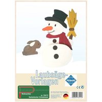 Pebaro - Laubsägevorlage Kantenhocker Schneemann Pebaro - Laubsägevorlage Kantenhocker Schneemann von PEBARO