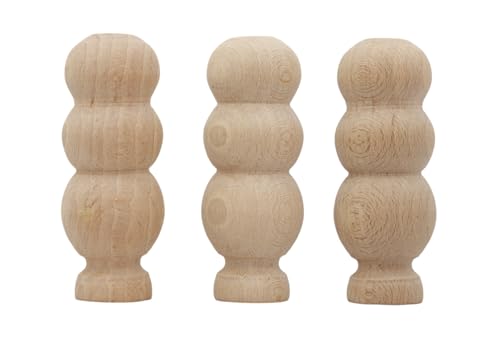 HOLZKLOCKS BILDUNGSMONTESSORI KINDER BÜCKE 3 STÜCKE von PEEWIT