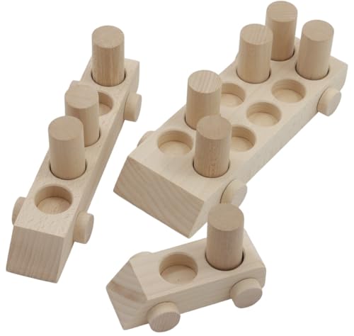 PEEWIT Holzklotze Set für Kinder Spielzeug von PEEWIT