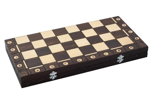 PEEWIT Klassische Schach- und Dame-Set aus Holz – 42x42 cm – Handgefertigt – Traditionelles Schachspiel für Erwachsene und Kinder PEEWIT Klassische Schach- und Dame-Set aus Holz – 42x42 cm – Handgefertigt – Traditionelles Schachspiel für Erwachsene und Kinder von PEEWIT