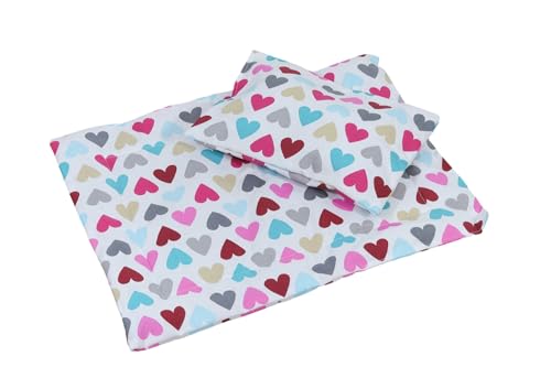 PEEWIT Set Bettwäsche Puppen Teddybär Puppen Wagen in Herzen Groß für Kinder PEEWIT Set Bettwäsche Puppen Teddybär Puppen Wagen in Herzen Groß für Kinder von PEEWIT