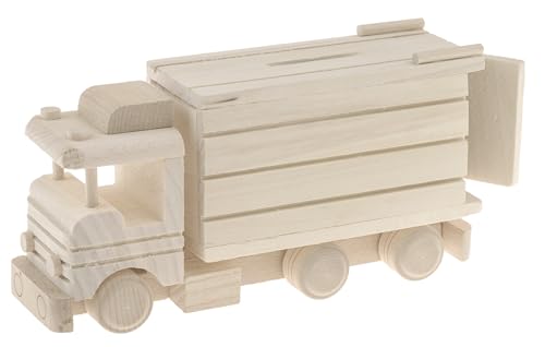 PEEWIT Tir Spardose Holz Auto Spielzeug für Kinder von PEEWIT