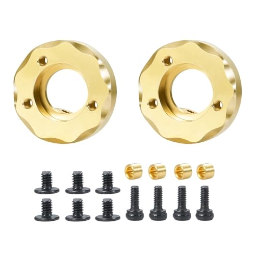 PEGGYLIN Messing-Portal-Achsschenkelblöcke, Ausgleichsgewicht-Adapter, passend for Kyosho JIMNY 1/18 MINI-Z 4x4 Wrangler, passend for Hlux 1/24 RC-Auto PEGGYLIN Messing-Portal-Achsschenkelblöcke, Ausgleichsgewicht-Adapter, passend for Kyosho JIMNY 1/18 MINI-Z 4x4 Wrangler, passend for Hlux 1/24 RC-Auto von PEGGYLIN