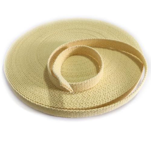 Fire Props Maker Materialfluss Jonglieren Kunst Sideshow Performer Fire Poi Fire Schwert 1,9 cm Aramid-Gurtband 19 x 3 mm reiner Kevlar-Docht – Länge 2,5 m Fire Props Maker Materialfluss Jonglieren Kunst Sideshow Performer Fire Poi Fire Schwert 1,9 cm Aramid-Gurtband 19 x 3 mm reiner Kevlar-Docht – Länge 2,5 m von PEHHAH