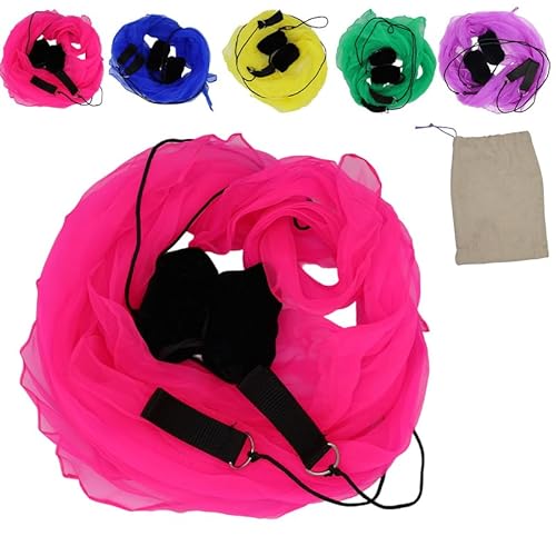 Jonglieren Poi Schal Poi, Tail Poi, Praxis Jonglieren Spinning Poi Soft Heads Spiral Pois Übungsset, geeignet für Anfänger und Profis (gepudert) von PEHHAH