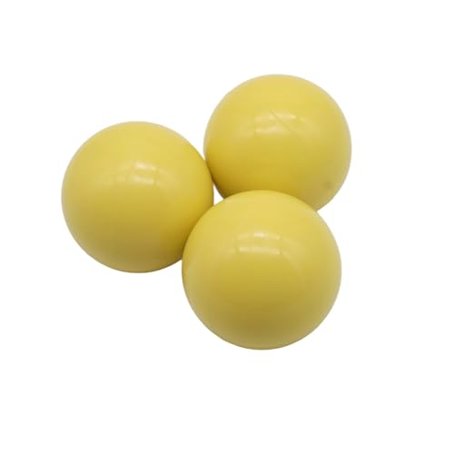 PEHHAH Jonglierbälle, weiche, einfache Jonglierbälle, 6,2 cm Durchmesser, 108 g, langlebiges Jonglierball-Set (Gelb) von PEHHAH