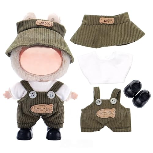 Puppe Kleidung Set Für 15 Cm/17 cm Große Puppen, Weihnachtsoutfits + Accessoires (ohne Puppe), Geschenkidee Für Mädchen Und Jungen (Style 5) von PEIHUODAN