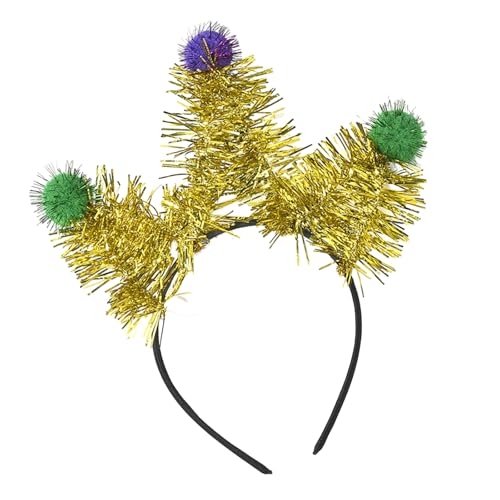 PEILINZE Schimmerndes Karnevalsparty-Zubehör, Pompons, Stirnband für Karneval, Festival, Mottoparty, Requisiten, Haarband, Urlaubsrequisiten PEILINZE Schimmerndes Karnevalsparty-Zubehör, Pompons, Stirnband für Karneval, Festival, Mottoparty, Requisiten, Haarband, Urlaubsrequisiten von PEILINZE