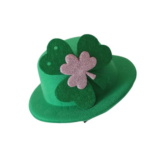 PEILINZE StPatricks Day Grüner Zylinder Hut Haarspange Festival Irish National Day Kostüm Zubehör Hut für Feier und Partys PEILINZE StPatricks Day Grüner Zylinder Hut Haarspange Festival Irish National Day Kostüm Zubehör Hut für Feier und Partys von PEILINZE