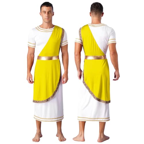 PEIXUEZZHENG Herren Halloween Cosplay Römischer Gladiator Mittelalter Ritter Outfits für Karneval Party PEIXUEZZHENG Herren Halloween Cosplay Römischer Gladiator Mittelalter Ritter Outfits für Karneval Party von PEIXUEZZHENG
