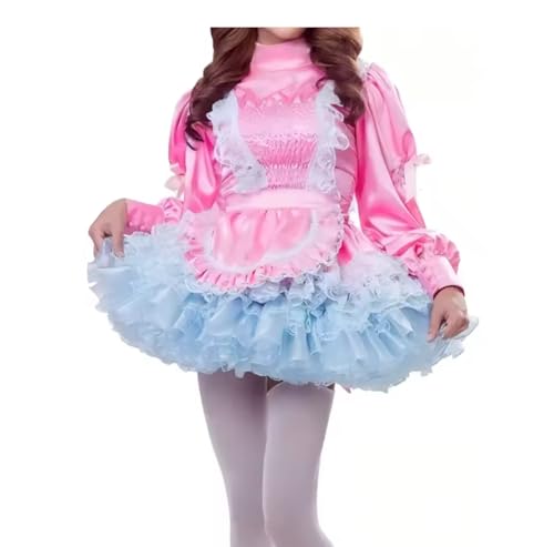 PEIXUEZZHENG Sissy Girly Cosplay-Kostüm für Damen, Herren, Größe XXL PEIXUEZZHENG Sissy Girly Cosplay-Kostüm für Damen, Herren, Größe XXL von PEIXUEZZHENG