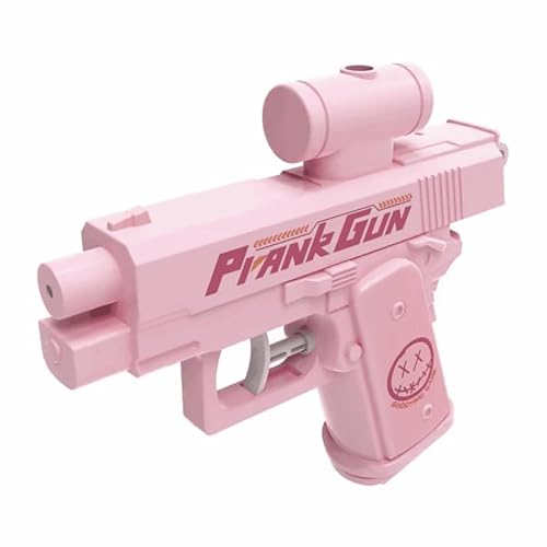 Prank Zweiweg-Wasserpistole, Reverse Water Gun, Kreative Pranks Kampf Spielzeug Wasserpistolen Kampf, Wasser Blaster Prank Ideen für ultimativen Spaß (Pink) von PEKJDS