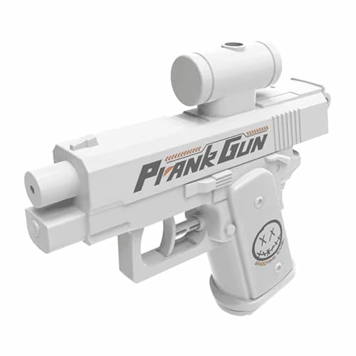 Prank Zweiweg-Wasserpistole, Reverse Water Gun, Kreative Pranks Kampf Spielzeug Wasserpistolen Kampf, Wasser Blaster Prank Ideen für ultimativen Spaß (White) von PEKJDS