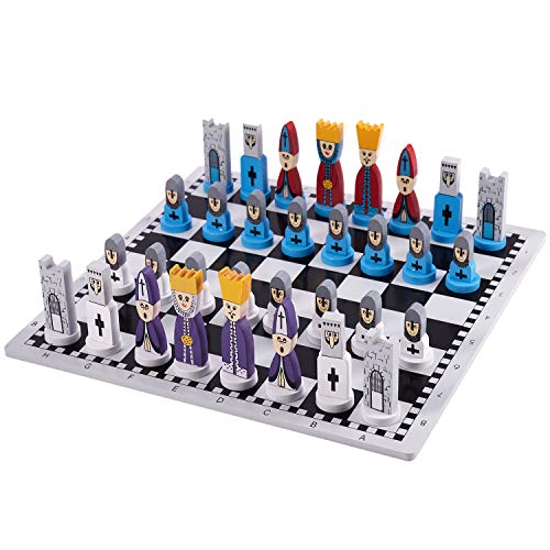 PEKKA HöLzerne Schach-Kindergeschenke Karikatur, die Schach-Spielwaren Modelliert von PEKKA
