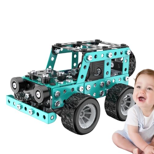 PEKMAR Bauspielzeug, Technikspielzeug | 3 Arten von DIY-Bausteinen für Spielzeug und Fahrzeuge,Lernspielzeug zum Bauen, Aktivitäten, Spielgeschenk für Mint-Lernen, zerlegbares von PEKMAR