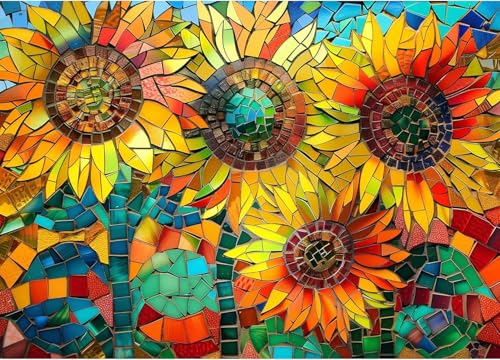 1000 Stück Puzzles Für Erwachsene Herausfordernde Schwierige Puzzles Geschenk Spiel Spielzeug Sonnenblumen 1000 Stück Puzzles Für Erwachsene Herausfordernde Schwierige Puzzles Geschenk Spiel Spielzeug Sonnenblumen von PEKNUX