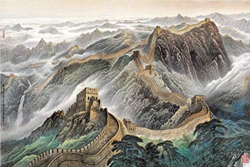 1000 Teile Great Wall – Landschaftspuzzle – Puzzle Für Erwachsene Große Denksportaufgaben Aus Holz Spiel Spielzeug Geschenk von PEKNUX