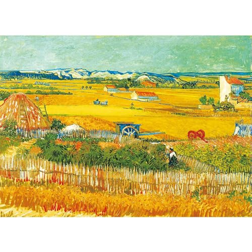 1000 Teile Holzpuzzle Berühmtes Ölgemälde Van Gogh Ernte Kunstpuzzle Dekoration Puzzle Für Erwachsene Geschenkspielzeug von PEKNUX