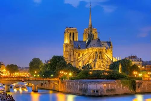 1000 Teile Notre Dame De Paris Das Holzpuzzle Lernspielzeug Für Erwachsene von PEKNUX