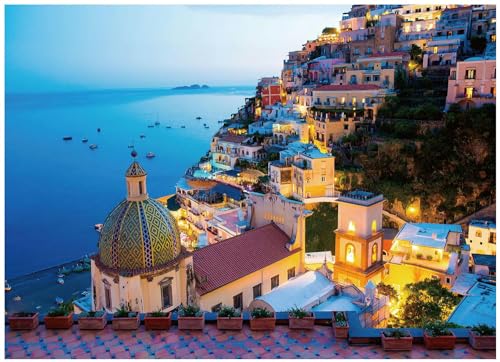 1000 Teile Positano-Puzzle Heimdekoration Erwachsene Puzzlespiele Familienspaß Bodenpuzzle Lernspielzeug Für Erwachsene von PEKNUX