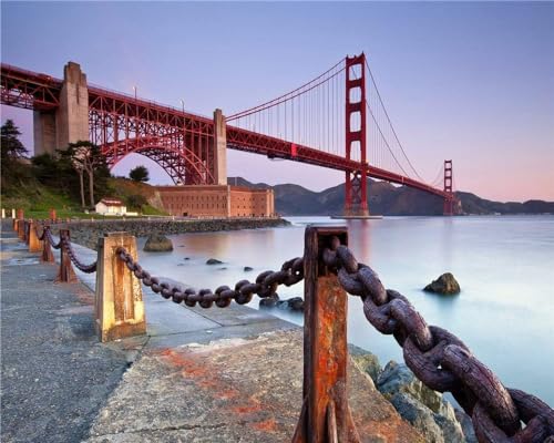 1000 Teile Puzzle Für Erwachsene Golden Gate Bridge San Francisco Holzpuzzle Spielzeugspiel Entdecken Sie Kreativität Und Problemlösung von PEKNUX