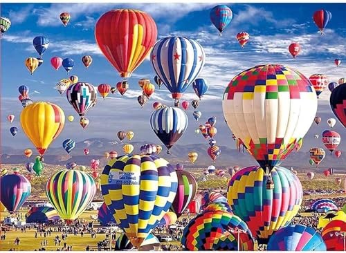 1000 Teile Puzzle Für Erwachsene – Hot Balloons Turkey Puzzles – Lernpuzzlespiel Für Geburtstag/Thanksgiving/Weihnachten von PEKNUX