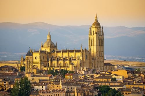 1000 Teile Puzzle Für Erwachsene Kathedrale Kirche Segovia Familie Herausfordernde Spiele Heimdekoration Geschenke von PEKNUX