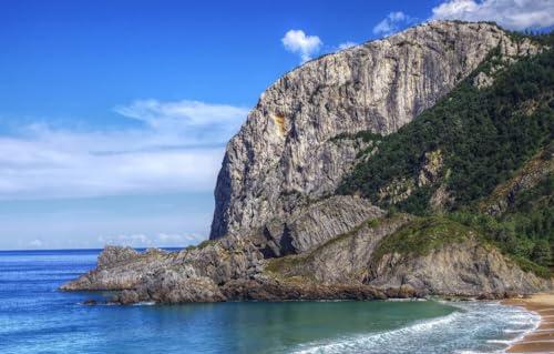 1000 Teile Puzzle Für Erwachsene Landschaftspuzzle Für Erwachsene Geschenke Küste Spanien Golf Von Biskaya von PEKNUX