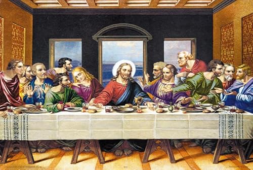 Puzzle Für Erwachsene 1000 Teile Das Letzte Abendmahl Familie Herausfordernde Spiele Heimdekoration Geschenke von PEKNUX
