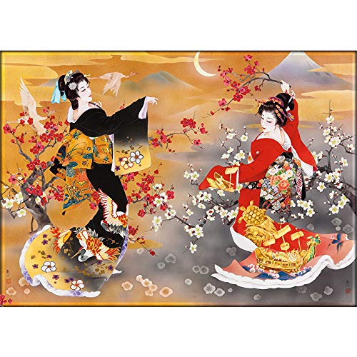 Puzzle Für Erwachsene 1000 Teile Geisha-Familie Herausfordernde Spiele Heimdekoration Geschenke von PEKNUX