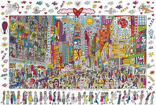 Puzzle Für Erwachsene 1000 Teile Time Square Familie Herausfordernde Spiele Heimdekoration Geschenke von PEKNUX