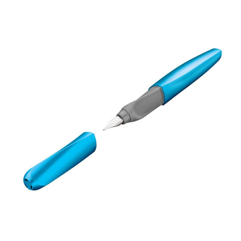 PELIKAN Füller Twist für Rechts- & Linkshänder - Feder M, Farbe blau von PELIKAN
