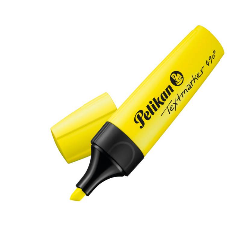 PELIKAN Textmarker 490, Farbe gelb von PELIKAN
