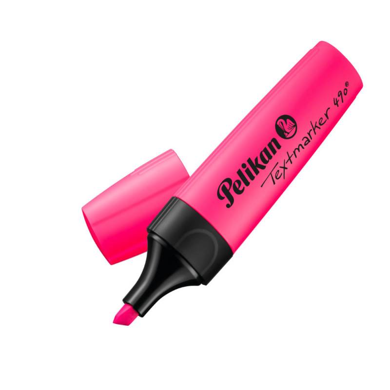 PELIKAN Textmarker 490, Farbe rosa von PELIKAN